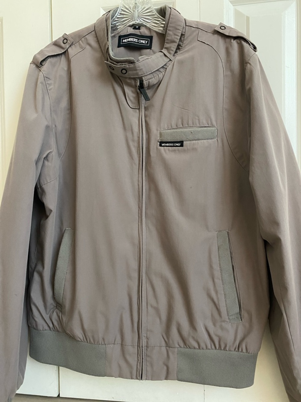 Members Only Taupe Lightweight Jacket
